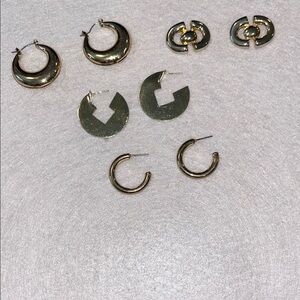 4 Pairs of Gold-Tone Vintage Earrings.